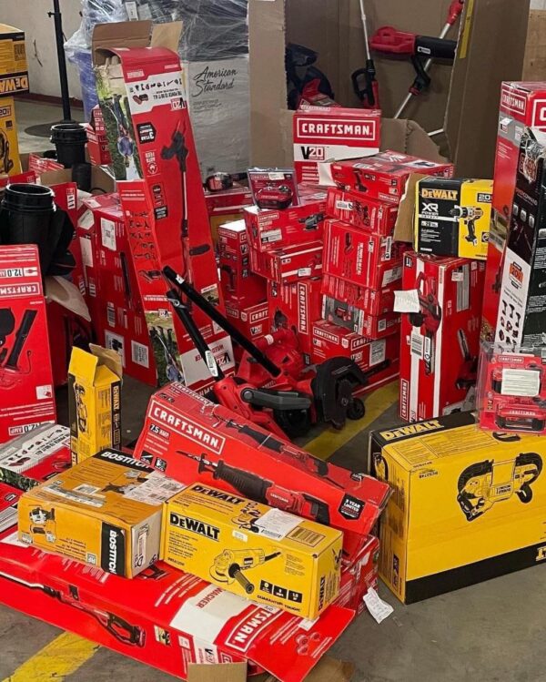 Mixed Milwaukee & dewalt tool pallets-bulk liquidation sales