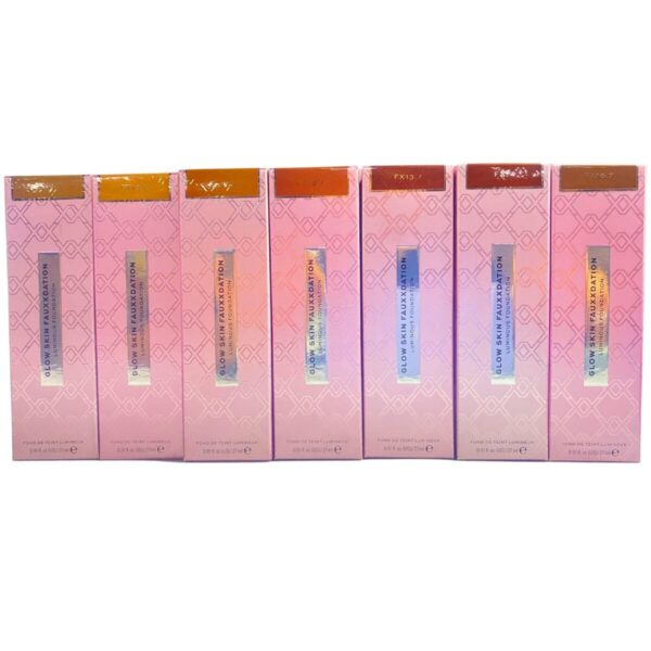 XX Revolution Glow Skin Fauxxdation Luminous Foundation Assorted Mix (30 Pcs Lot) - Bulk Liquidation Sales