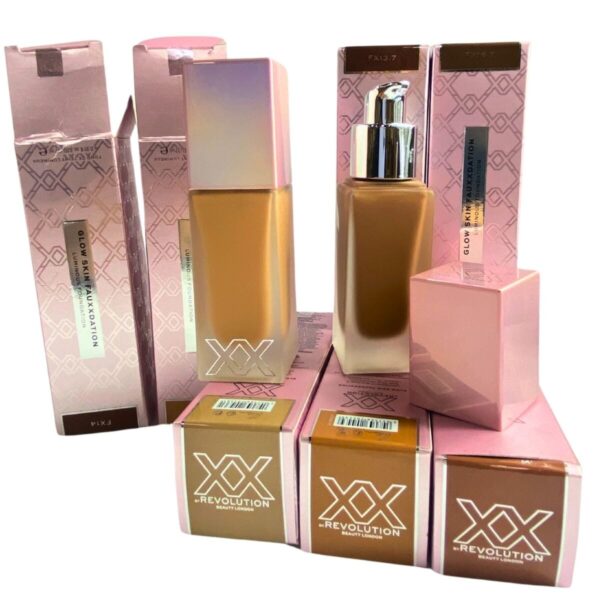 XX Revolution Glow Skin Fauxxdation Luminous Foundation Assorted Mix (30 Pcs Lot) - Bulk Liquidation Sales